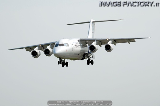 2006-06-10 Carpi Airshow 1679 British Aerospace 146